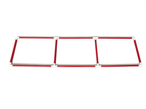 Agility Hurdles 6 Pack,Height-Adjustable,Suitable for Amateurs, Athletes, Football, and Basketball Sports,Durable and Easy to Carry