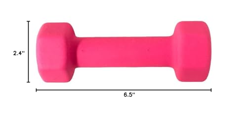 Neoprene Coated Dumbbell Hand Weight Set - style: 3-Pound, Set of 2