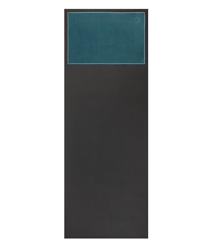 Manduka eQua Hand Towels - 16" | Rapid Moisture Activated Grip | Quick Drying, Soft Microfiber | Machine Washable | 16 x 26.5 inches | Sage Solid