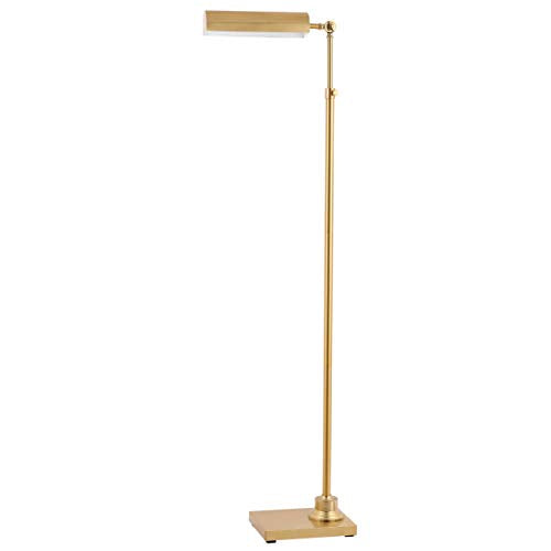 SAFAVIEH Lighting - Renla 55-65-Inch Adjustable Floor Lamp - Brass - Modern Extendable Bar Design - Task Reading Lamp for Living Room, Bedroom - LED Bulb Included (FLL4072A)