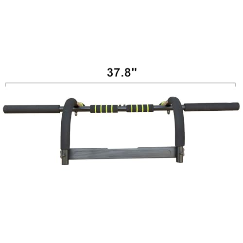 Wall Mounted Pull Up Bar Exercise Chin Bar Portable Dip Bars for Indoors Home Gym