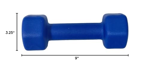 Neoprene Coated Dumbbell Hand Weight Set - style: 8-Pound, Set of 2