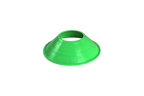 Kwik Goal Mini Disc Cone Kit (50-Pack) - color: Green/Orange, size: 1 3/8" x 5"