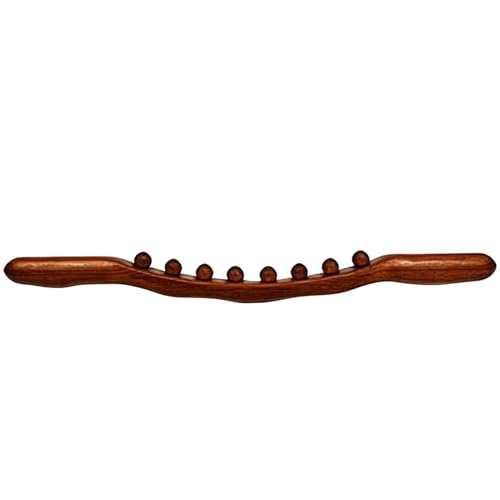 Massage Roller Stick Wood - 8-Bead Scraping Massage | Stomach Cellulite Massager,for Women Men Runners Athletes Fitness Lovers Weightlifters Dancers Gym Home Office Apartment Salon