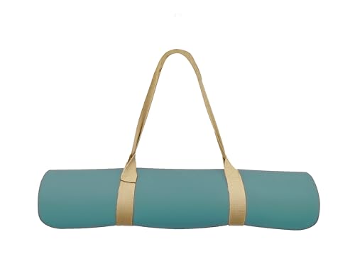 4.5mm Non Slip Yoga Mat with Strap, PU Top & Rubber Base Exercise Mat for Yoga, Pilates, Hot Yoga, Fitness, Stretching & Home Workout