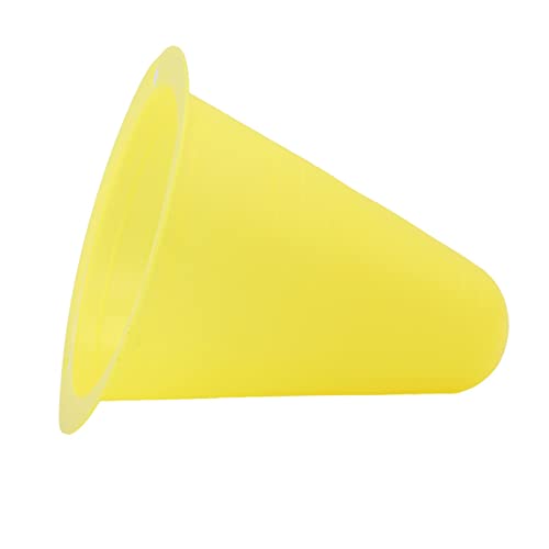 10pcs 3 Inch Plastic Sports Training Cones, Field Marker Roller Skating Cones Basketball Football Activity Events Props,Yellow