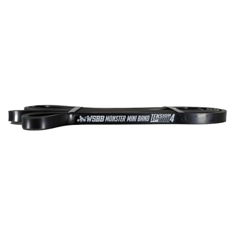 Westside Barbell Black Monster Mini Resistance Band | Level 4, Premium Powerlifting Bands for Strength Training, Speed Work, and Mobility – Heavy-Duty Exercise Bands for Gym, Home & Rehab Use