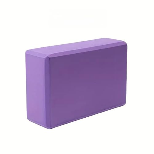 Non-Slip High-Density Yoga Foam Block – Balance & Support for Yoga, Pilates & Meditation - color: PURPLE