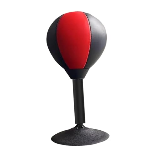 Boxing Speed Ball Suction Cup Base Punching Bag Desktop Heavy Duty PU Material Fast Reaction Agility Training Suitable for Adults Women Men Dorm Home
