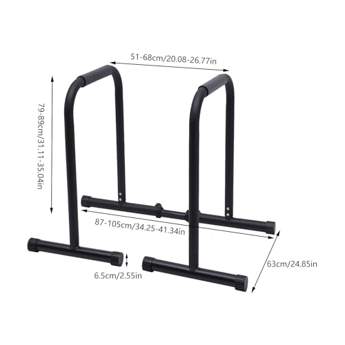 Dip Bar, Adjustable Dip Stand Station for Home Workout, Portable Parallel Bar, Heavy Duty Dip Stands for Home Gym