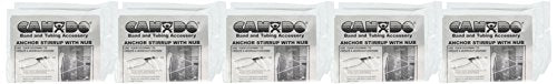 CanDo Door Nub Anchor with Webbing Loop for Band/Tubing, 10 Each