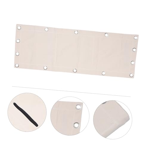 BESPORTBLE Empty Hanging Boxing Sandbag Wall Target 110x40cm Fitness Triplet Punching Bag for Martial Arts Training and Home Workout