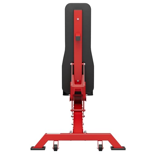 MAJOR FITNESS Weight Bench - 1300LBS Weight Capacity and 36 Adjustable Positions Strength Training Bench for Garage and Home Gym Workouts - color: Red