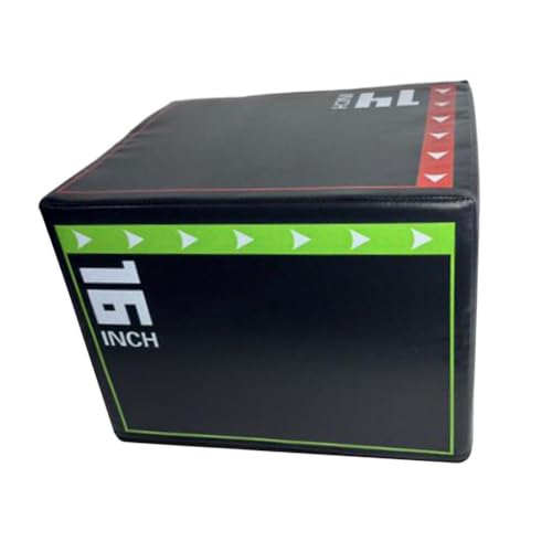 Jump Box Plyometric Platform Exercise Step Box Agility Conditioning Box Anti Slip Foam Sponge Material Suitable for Women Children Home Gym Training, 40cmx30cmx35cm