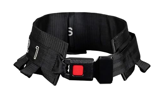 Waist Harness for Strength Training – Heavy-Duty Lifting Belt for Resistance Workouts, Squats & Fitness - size: 37