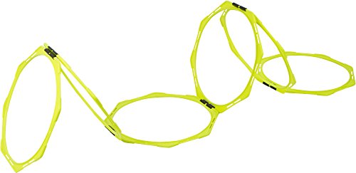 Hexagonal Speed & Agility Training Rings - Set of 6 by Trademark Innovations - color: Light Green, size: 20"