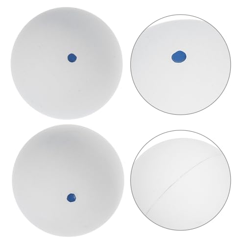 Rubber Squash Training Ball Single Dot Bounce Ball 2pcs Set for Beginners Hand-Eye Coordination Reaction Trainer Indoor Outdoor Use