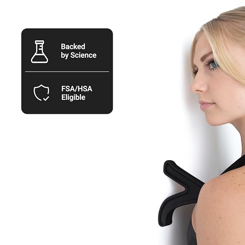Aletha Health The Range | Deep Tissue Muscle Release Tool for Neck & Shoulders | Upper Body Massager | Headache, Neck, Shoulder Pain Relief | Suboccipitals, PEC Minor, Upper Trap | Posture & Mobility - color: Black
