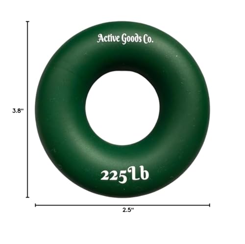 Hand Exerciser - PROFESSIONAL GRADE, Set or Single, Different Sizes. Visit to see more! Bague classique en silicone parfaite pour améliorer la force, la puissance et la vitesse dans les poignets. - size: 21 Single Ring - 4 in - 225 lb