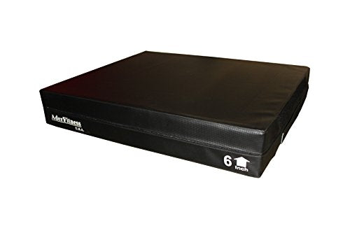 Ader Foam Soft Plyo Box 6'',12'',18''-Commercial Grade - color: 6'' Black