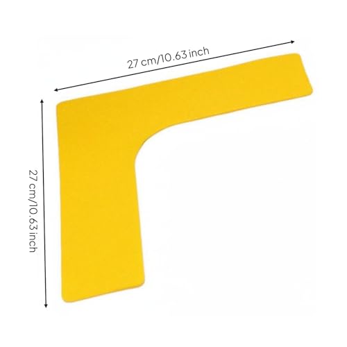 Qianly Tennis Floor Marker Wear-Resistant Flat Training Marking Pad Waterproof Throw Down Court Marker for Beginners, Kids