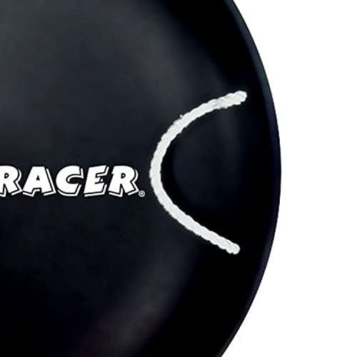 Slippery Racer ProDisc 26 Inch Heavy Duty Aluminum Iron Alloy Metal Kids Winter Saucer Snow Sled with Dual Riveted Soft Grip Rope Handles