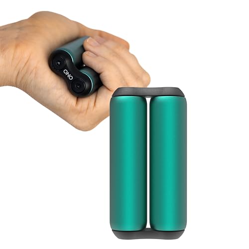 ONO Roller - Handheld Fidget Toy for Adults | Help Relieve Stress, Anxiety, Tension | Promotes Focus, Clarity | Compact, Portable Design (Teal, Junior Size - Aluminum) - size: Junior Size, style: Aluminum - Teal