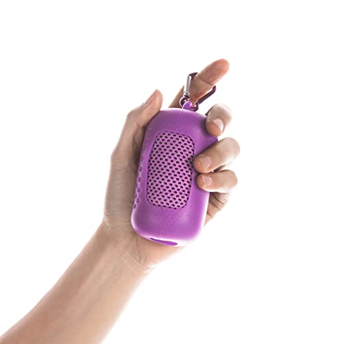 Quick Absorbent Rapid Cooling Travel Sports Towel Lightweight Compact Camping Swimming Gym Purple - color: Purple
