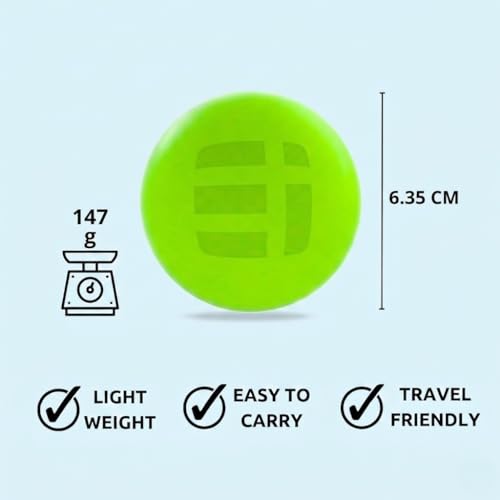 Massage Lacrosse Balls for Deep Tissue Relief - Trigger Point Therapy Ball Set for Plantar Fasciitis, Myofascial Release for Back, Shoulder, Foot - Massage Ball Roller - 2 Pack (Lime Green)