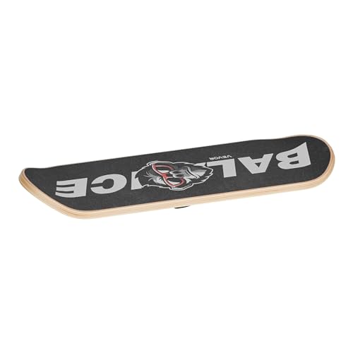 VEVOR Balance Board, Wobble Board Trainer for Adults 3-Level Adjustable Base, Premium Wooden Balance Training Equipment, Slip-Resistant Surface for Core Workout, Standing Desk Exercise, Home Gym, Yoga