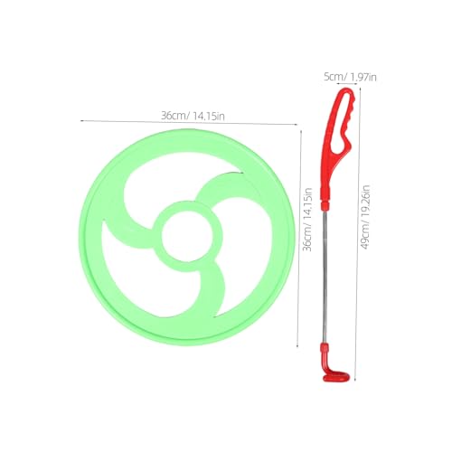 BESPORTBLE 1Set Outdoor Rolling Ring Game for Lightweight Plastic Plaything for Parks Playground Backyard Activities Educational Enhancing Coordination Agility