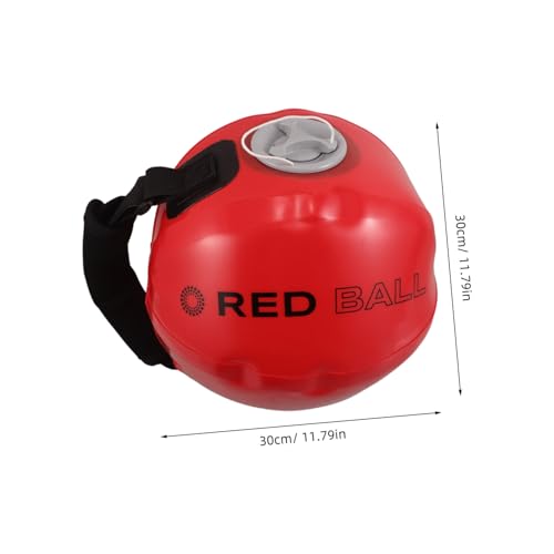 Abaodam Weighted Fitness Punching Bag Water Fill Sandbag 30x30cm Red for Strength Training Home Gym Workout Equipment