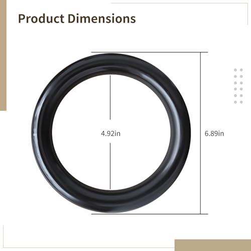 Strength Training Gymnastic Rings with Adjustable Straps, Non-Slip Exercise Rings for Pull, Home Gym and Calisthenics Workouts