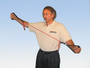 CanDo 10-3230 Adjustable Exercise Band Kit, 5 Band, Yellow/Red/Green/Blue/Black - size: 5 Band