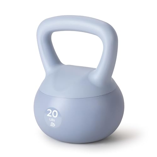 bintiva Soft Kettlebells - Sea and Iron Sand Filled Weights for Women and Men - Color Coded Kettle Bell Sets