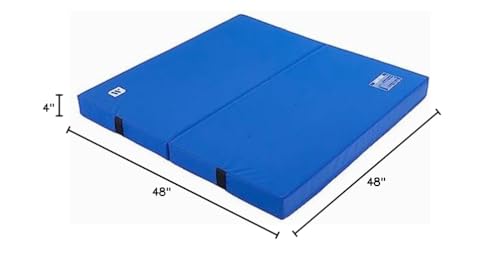 We Sell Mats Bifolding Gymnastics Crash Landing Mat Pad, Safety for Tumbling, Back Handspring Training and Cheerleading
