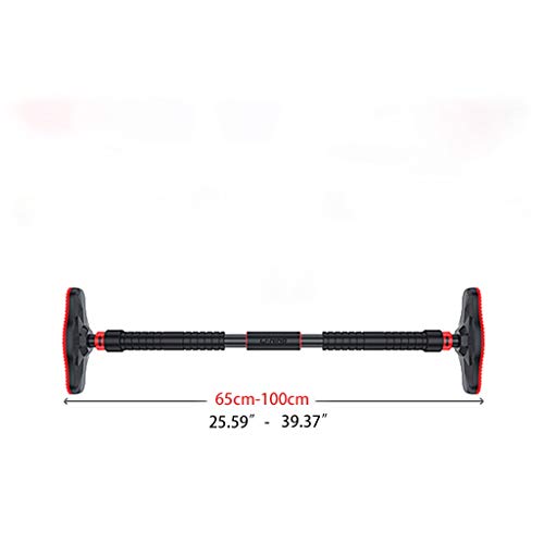 Door Way Pull Up Bar, Door Exercise Bar No Screw Installation, Doorway Pull up Bar,Workout Bar with 25.59"-39.37" Adjustable Width Fitness Equipment