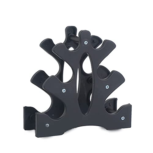 3-Tier Dumbbell Rack, Weight Stand for Home Gym | Compact Dumbbell Storage Organizer, PP Hand Weight Rack Holder for Small Dumbbell Sets Exercise Equipment