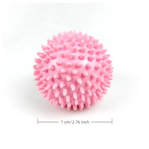 Massage Ball - Spiky for Deep Tissue Back Massage, Foot Massager, Plantar Fasciitis & All Over Body Deep Tissue Muscle Therapy,Foot Massage Ball