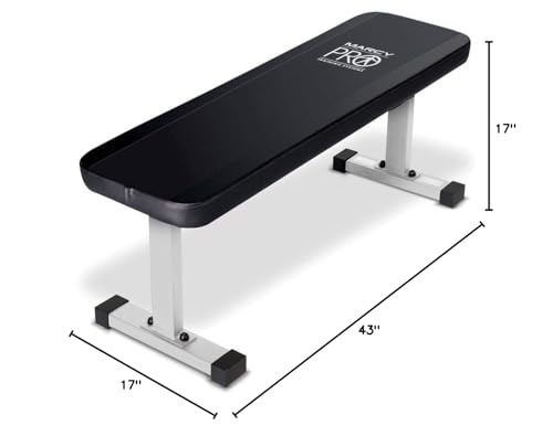 Marcy Flat Utility Flat Strength Training Home Gym Lifting Weight Bench (2 Pack)