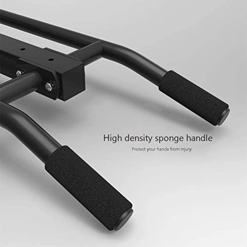 Heavy Duty Wall Mounted Pull Up Bar – Chin Up Bar/Pull Up Bar Multi Grip Wall Mount – Support Up to 660 lbs