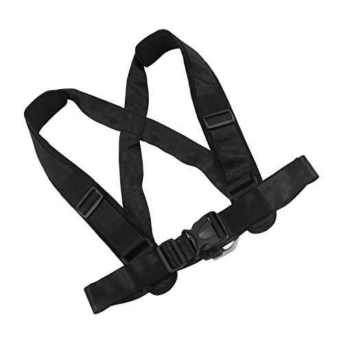 Sled Harness Tire Pulling Strap, Resistance Strength Training Shoulder Strap, Black - Padded Comfort, Durable Nylon Material, Ideal for Speed and Endurance Workouts