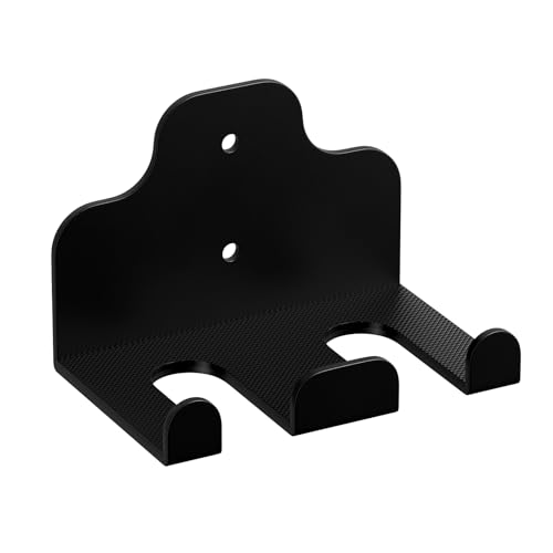 XZHXFX Barbell Wall Holder,Barbell wall Mount Hanger, - color: Black 2 hooks