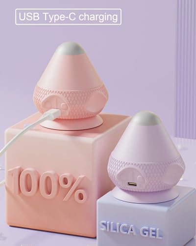 VibeHeat Mini – Heated Vibrating Massage Ball with Suction Base, 2 Heat & 2 Vibration Modes, Deep Tissue Trigger Point Massager for Back, Neck, Feet, Muscle Relief