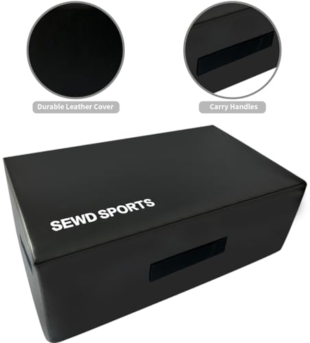 Pilates Sitting Box for Pilates Reformer by SEWD - Pilates Equipment for Home Gym and Professional Studio Use, Pilates Reformer Accessory for Pilates Exercises