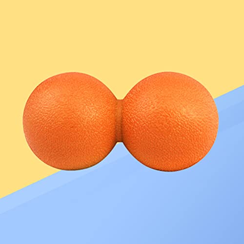 ARTIBETTER Peanut Massage Ball Double Massage Ball Mobility Ball Deep Tissue Massage Tool for Physical Therapy Muscle Relaxer Myofascial Release (Orange)
