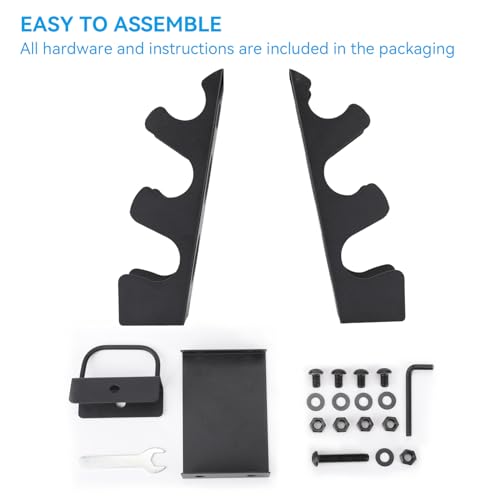 3-Tier | 4-Tier Dumbbell Rack for Dumbbells , A-Frame Weight Stand Only, Compact Space-Saving Design for Home Gym, Heavy-Duty Alloy Steel Organization Rack (Dumbbells Not Included )