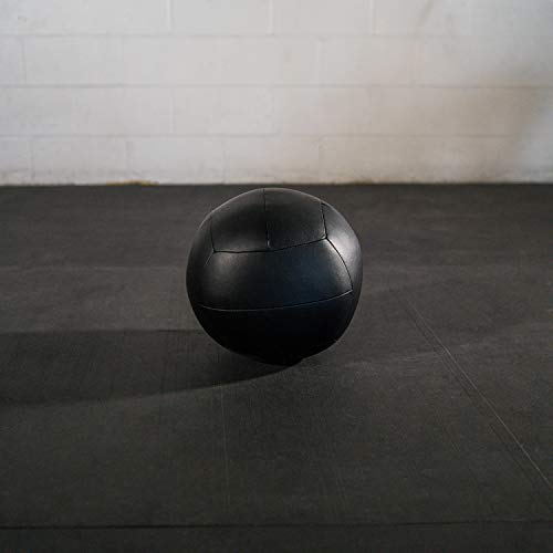 Titan Fitness Soft Leather Medicine Wall Ball Durable, Endurance, Cardio, Core Strength - size: 20 lb