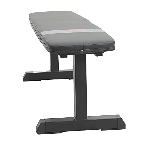 Sunny Health & Fitness Heavy-Duty Weight Bench for Home Gym Training - color: 1. Black