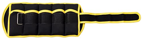 Fitvids Fully Adjustable Ankle Wrist Arm Leg Weights, 1-20LBS, Multiple Options - style: Adjustable, 15-lb Pair, 0-7.5 lbs Each
